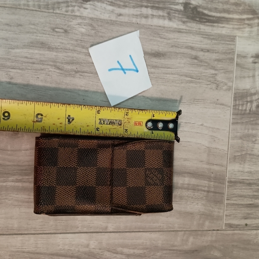 AuthenticLouis Vuitton Damier Ebene Etui Cigarette Makeup Holder Case Pouch - Picture 10 of 10